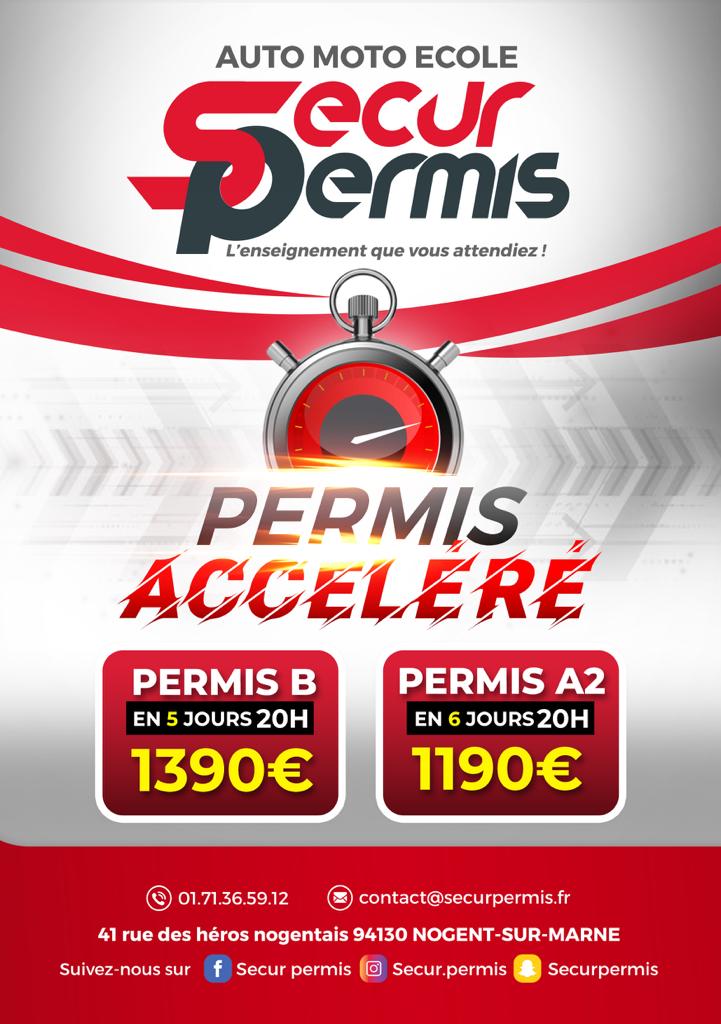 Permis Accéléré Auto/Moto SecurPermis